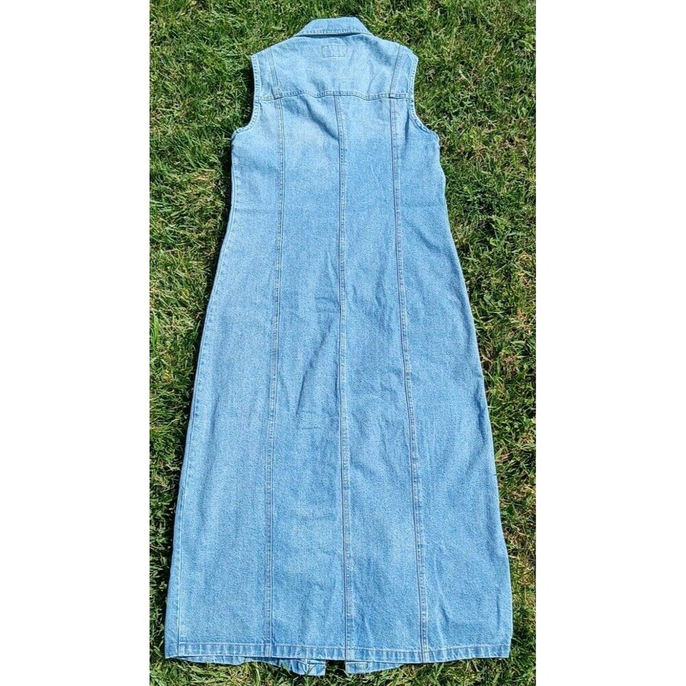 Velvet Heart Light Blue Denim Midi Dress - Picture 2 of 7